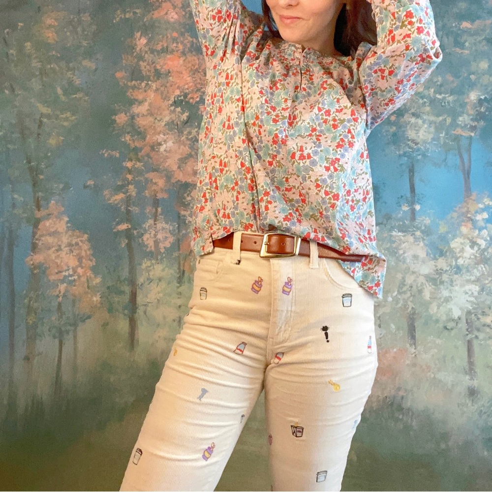 J Crew - Liberty London blouse, size 4